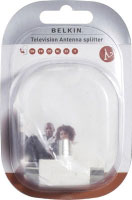 Belkin Radio antenna splitter COAX-F/2XCOAX-M (F8V3198AEA)